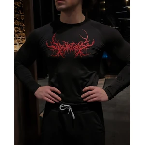 Schwarzwald - Uzun Kollu Compression T-Shirt (Siyah)