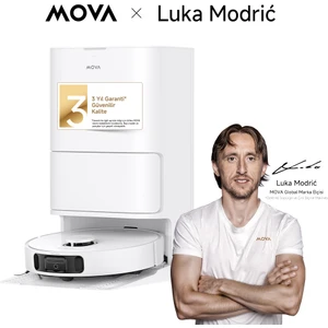 E40 Ultra Robot Süpürge ve Paspas 19.000 Pa Emiş gücü, 3 Yıl Garanti