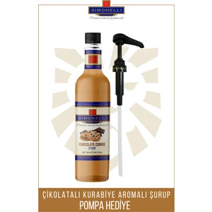 Kahve ve Kokteyl Şurubu Çikolatalı Kurabiye Aromalı 700 ml + Pompa
