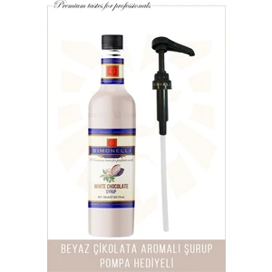 Kahve Şurubu Beyaz Çikolata Aromalı 70 cl + Pompa