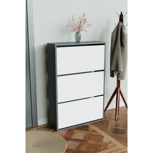 Hediyeler Kapında 3 Bölmeli Liovian Düşer Kapak Ayakkabılık