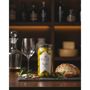 Badem Dolgulu - Bademli Yeşil Zeytin 370 cc (200-220 Gr)