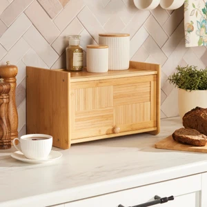 Massimo Bambu Ekmek Kutusu