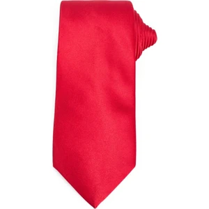 Düz Klasik Cep Mendilli Kırmızı Erkek Kravat