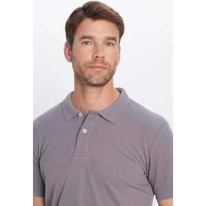 Erkek Slim Fit Dar Kesim Pamuklu Yumuşak Dokulu Serin Tutan Kumaş Düz Pike Polo Yaka Tişört