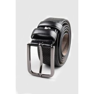 Erkek 3,5 cm Klasik Lacivert Kemer