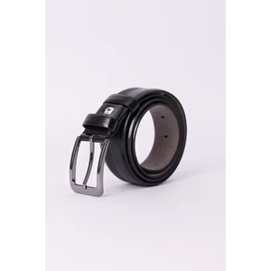 Erkek 3,5 cm Klasik Siyah Kemer