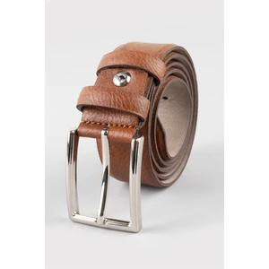 3,5 cm Klasik Taba Renk Erkek Deri Kemer Yüksek Kalite ve Modern Stil ile