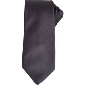 Düz Klasik Cep Mendilli Gri Erkek Kravat