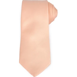 Düz Klasik Cep Mendilli Kahverengi Erkek Kravat