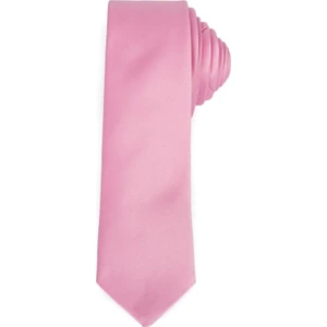 Düz İnce Pembe Erkek Kravat
