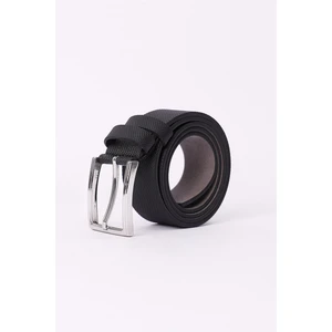 Erkek 3,5 cm Klasik Siyah Kemer