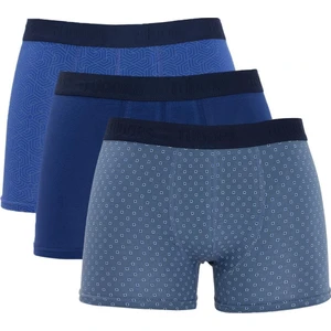 Erkek 3'lü Pamuk Likralı Premium Seri Esnek Kumaş Boxer