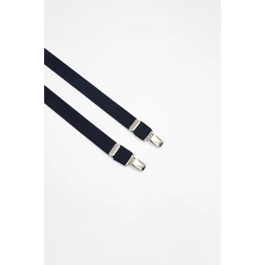 Erkek Düz Ince Lacivert Pantolon Askısı