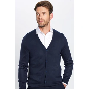 Slim Fit Dar Kesim Düğmeli Düz Tüylenmeyen Yumuşak Dokulu Erkek Hırka