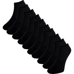 10'lu Siyah Patik Erkek Çorap