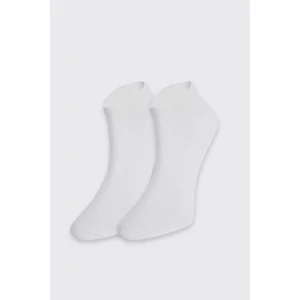 2'li Beyaz Patik Erkek Çorap