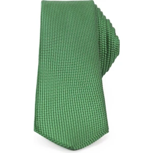 Ince Kendinden Desenli Erkek Kravat