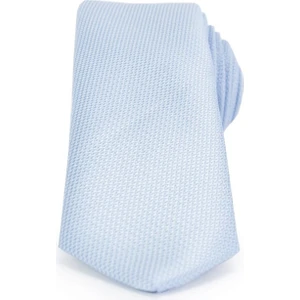İnce Armürlü Mavi Erkek Kravat