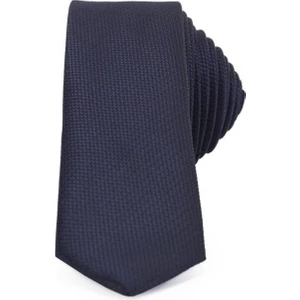 İnce Armürlü Lacivert Erkek Kravat