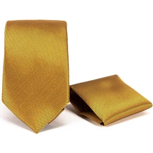 Klasik Mendilli Kendinden Desenli Erkek Kravat