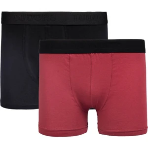 Erkek 2'li Pamuklu Likralı Esnek Kumaş Boxer