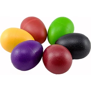 Yumurta Marakas 1 Çift Kırmızı