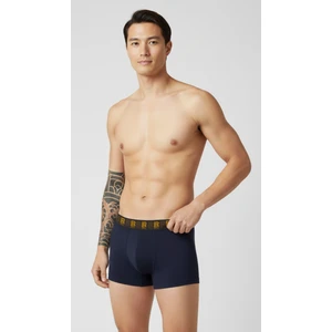 3' lü lacivert lüks kutu pamuklu erkek boxer