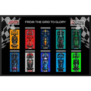 Brix Frames LEGO Speed Champions All In One Sergileme Çerçevesi