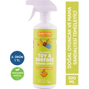 Doğal Oyuncak ve Mama Sandalyesi Temizleyici Sprey 500 ml