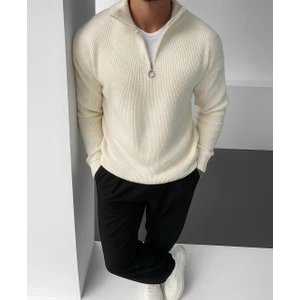 Yarım Fermuarlı Kazak