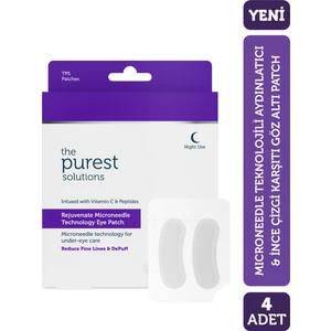 The Purest Solutions Microneedle Teknolojili  Aydınlatıcı & Ince Çizgi Karşıtı Göz Altı Patch