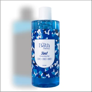 The Bath Factory 3 in 1 Erkekler için Saç Yüz Vücut Temizleme Jeli 400 ml
