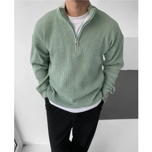 Yarım Fermuarlı Kazak