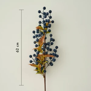 Bella Maison Christmas Yılbaşı Dal Çiçek Mor (62 Cm)