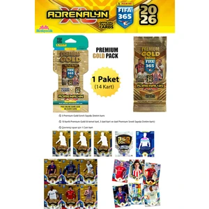 Special Limited Edition Panini Fıfa 365 2026 Adrenalyn Xl Premium Gold Futbolcu Kartları 1 Paket