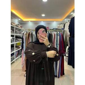 Yüsra Collection Papatya Nakışlı Liza Elbise