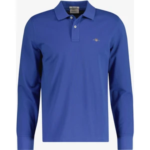 Erkek Mavi Regular Fit Uzun Kollu Polo 2230.407