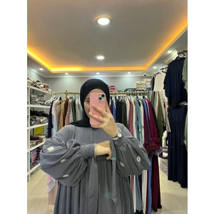 Yüsra Collection Papatya Nakışlı Liza Elbise