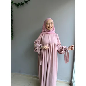 Yüsra Collection Papatya Nakışlı Liza Elbise