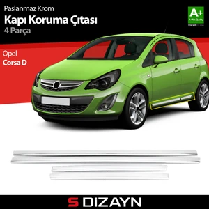 Opel Corsa D Kapı Koruma Çıtası Krom 2007-2014
