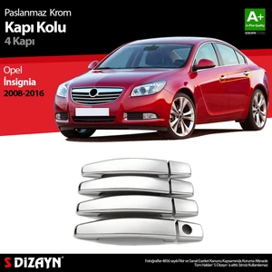 Opel Insignia Krom Kapı Kolu 4 Kapı 2008-2016