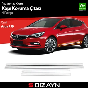 Opel Astra J SD Kapı Koruma Çıtası Krom 2012-2020