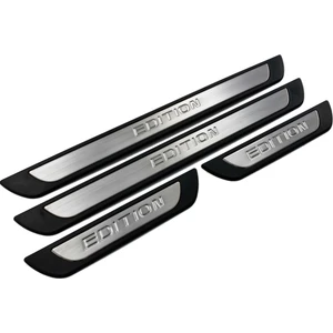 Renault Captur Krom Kapı Eşik Koruması Edition Line 2013-2017 4 Parça