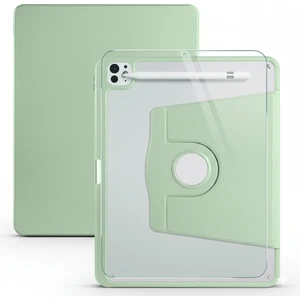 Apple iPad Pro 11 2. Nesil Dönebilen Standlı Kalem Bölmeli Koruyucu Kılıf Stylus Kalem ve Nano Ekran Koruyucu Çok Fonksiyonlu Set