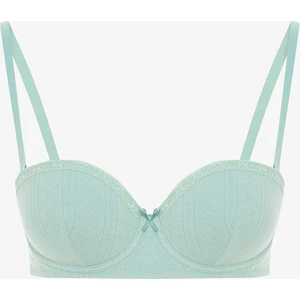 Mint Yeşili Pop Up Pointel Sütyen