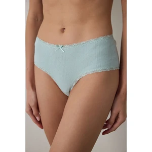 Mint Yeşili Pointel Hipster Külot