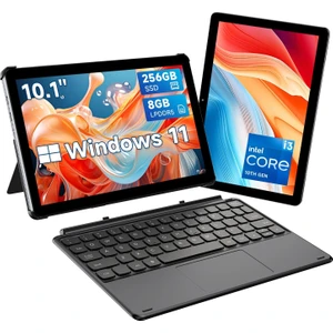 HI10 X2 10.1" Intel Core I3 10100Y Işlemci, 8gb Ddr5 Ram, 256GB Ssd, Wifi6+Bt, Siyah 2 In 1 W11 Klavyeli Tablet