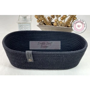 Double Knot Design Oval Ekmek Sepeti Organizer Tress Supla Amerikan Servis Tamamlayıcı Hediyelik