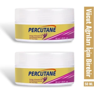 Kişisel Ecza Percutane Vücut Ağrı Yönetimi Için Hızlı ve Etkili Masaj Bakım Kremi 50 ml x 2 Adet